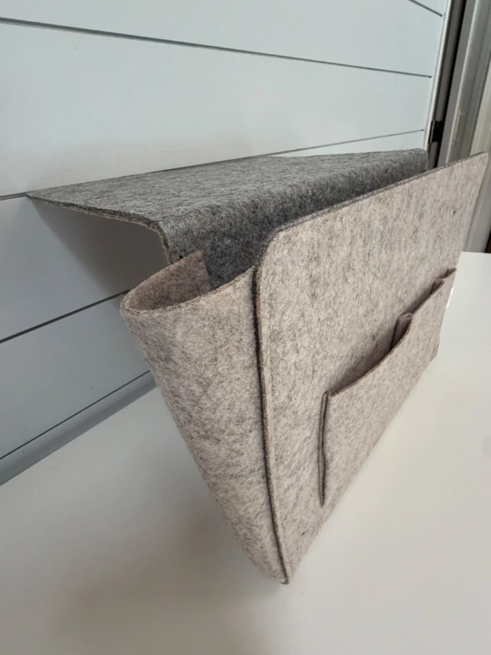 Pressed Felt Bedside Chairside Caddy
